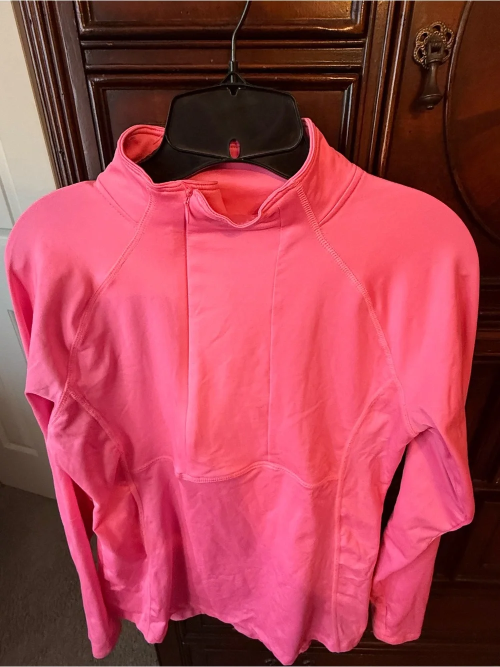 Hind Pink Women's Pullover Hoodie Sweatshirt Size L